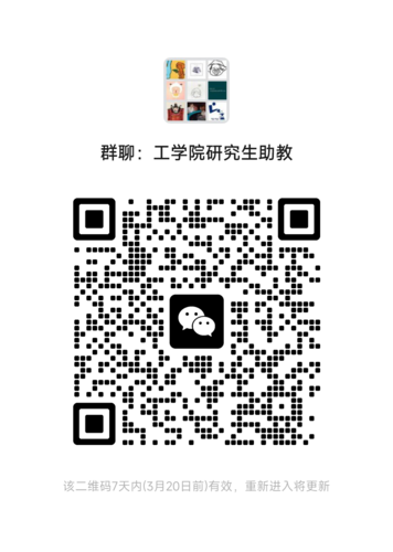 工學(xué)院研究生助教通知群二維碼